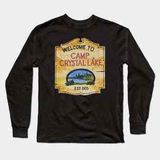 Welcom To Camp Crystal Lake Est 1935 Long Sleeve T-Shirt